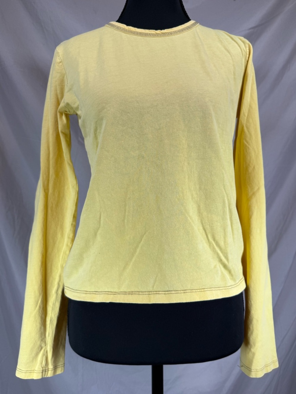 ZARA Yellow Long Sleeve Knit‎ Top 💛 Women’s Small